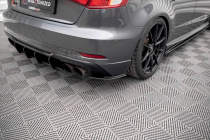 Audi S3 Sportback 8V Facelift 2016-2019 Street Pro Bakre Sidoextensions V.1 Maxton Design